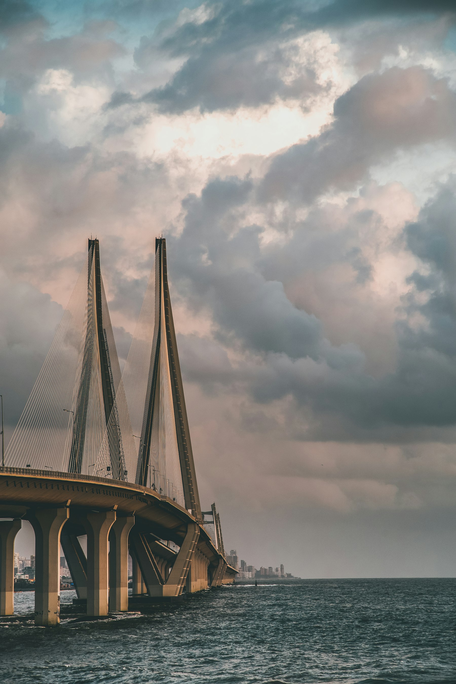 The Bandra-Worli Sea Link in Mumbai